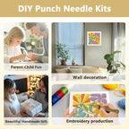 Doodlream Large Flower DIY Punch Needle Embroidery Kit - Image 4