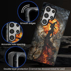 Case for Samsung Galaxy S23 Ultra Case, Halloween Witch Moon Stained Glass - Image 5