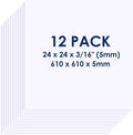 Foam Board 24 x 24 x 3/16", Foam Core Board Sheets, Acid Free Foamboard by Navy+Penguin