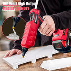 MONVICT 100W Cordless Glue Gun for Milwaukee 18V Battery, Upgraded Digital - Image 4
