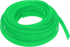 uxcell PET Expandable Sleeving 25ft 1/2" Green Cable Management Sleeve Cord by uxcell