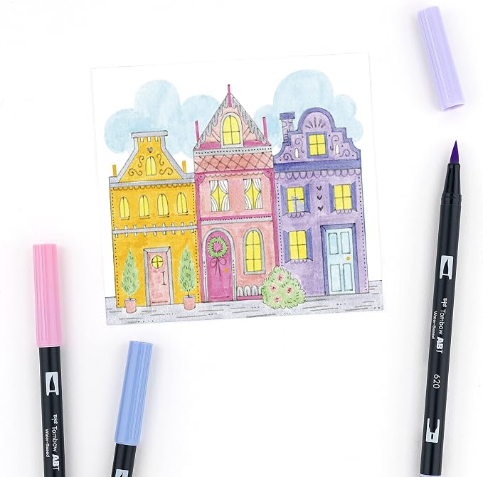 Tombow 56187 Dual Brush Pen Art Markers, Brush and Fine Tip Markers - Image 8