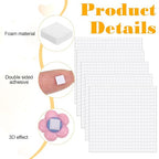 cobee 5 Sheets 2000 Pcs Foam Squares Double Sided Foam Tape, Foams Adhesive - Image 3