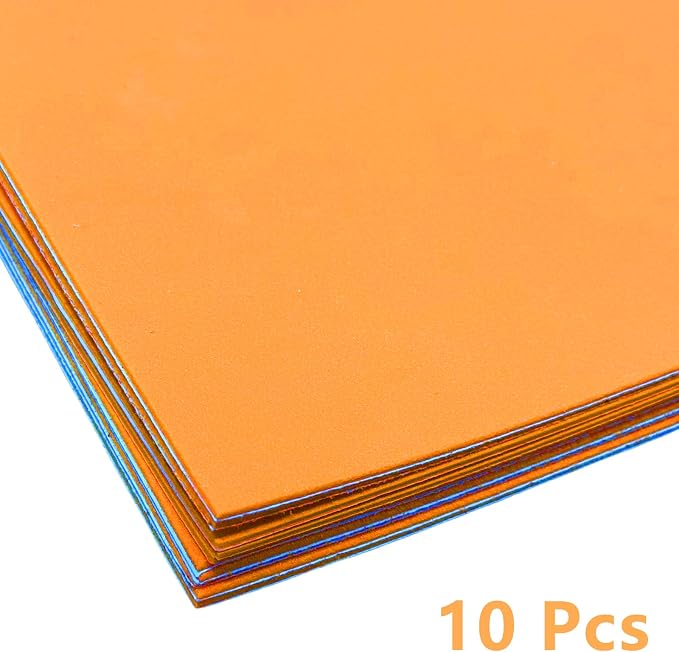 Adhesive Foam Sheets, 7x11.3 Inch Craft Eva Foam Sheets, 2mm Thick 10 Pcs - Image 2