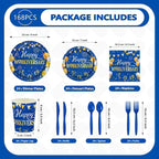 168Pcs Work Anniversary Party Supplies - Image 2
