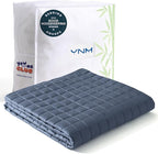 YnM Cooling Weighted Blanket for Adults, 25lbs Heavy Bed Throw for One Person by YNM