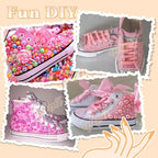 qiipii 3200PCS 4mm Rose Red Half Round Pearls Bulk - Image 5