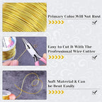 Jewelry Wire for Jewelry Making, Anezus Craft Wire Tarnish Resistant Copper - Image 3