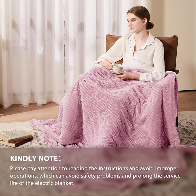 Homemate Electric Heated Blanket Twin Size - Image 6