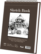 Sketch Book 11 x 14”, 100 Sheets Top Spiral Sketchbook, 68lb /100gsm Drawing - Image 9