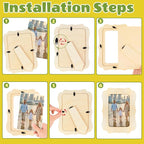 VOKOY 50 Pack DIY Wooden Picture Frames - Image 6
