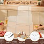 6 PCS Buffet Risers, Large Food Risers - Image 4