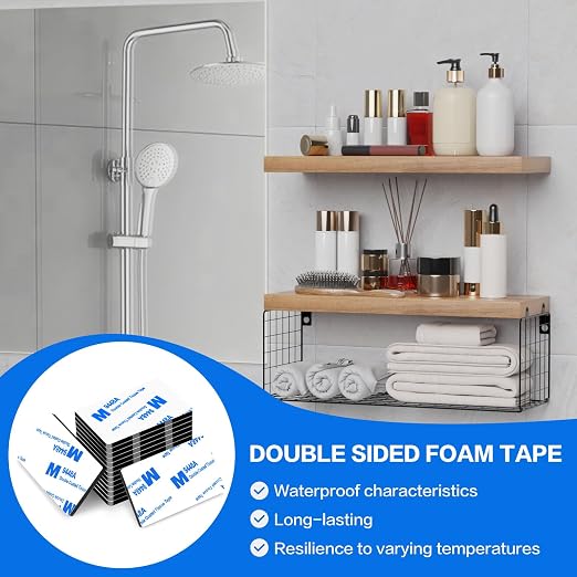 Double Sided Adhesive Pads, Heavy Duty Mounting Tape, Super-Sticky Black Strong - Image 6