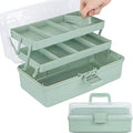 TERGOO 12.5in 3-Layer Multipurpose Craft Organizers and Storage by Focusonefficientstorage
