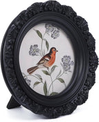 Vintage Picture Frames 4x4 Round Black Antique Picture Frames - Image 7