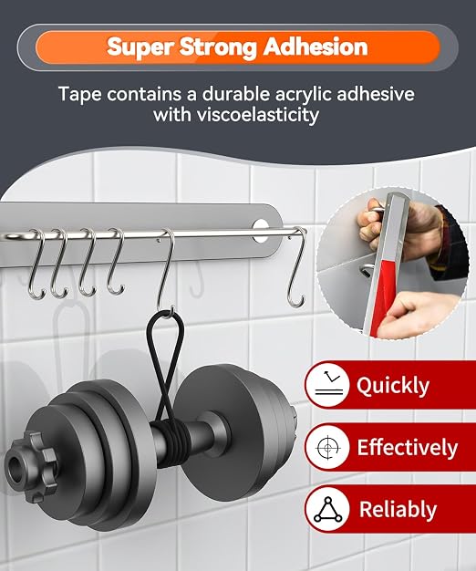 2 Rolls Double Sided Tape Heavy Duty, 15FT Outdoor Heat Resistant Automotive - Image 4