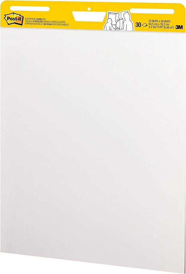 Post-it Super Sticky Easel Pad, 25 in x 30 in, 30 Sheets/Pad, 4 Pads/Pack - Image 11