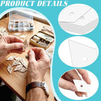 600 PCS 1" Diamond 60 Degrees Piecing Paper Templates, Quilting Templates - Image 3