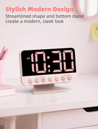 Odokee Digital Alarm Clocks for Bedrooms: Large Bold Number 5 Brightness Dimmer - Image 8
