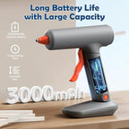 Cordless Hot Glue Gun and 40 Sticks, Fast Preheating - Image 2