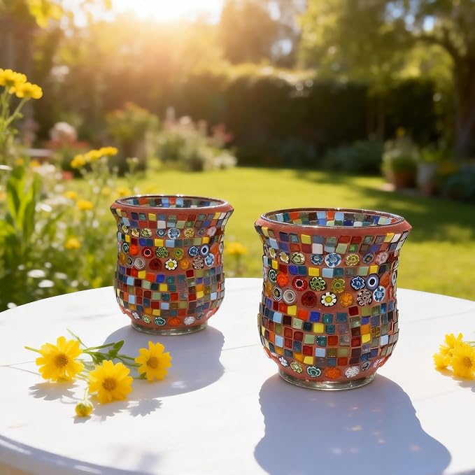 Youway Style Millefiori Glass Mosaic Tiles - Image 2