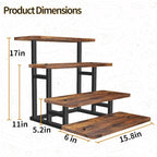 Lilybud--lily Cupcake Stand for 50 Cupcakes, 4 Tier Wooden Risers Display - Image 2