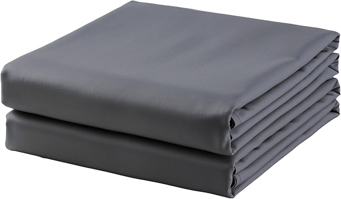 2-Pack Cotton Cal King Flat Sheet Only, 600 Thread Count 100% Egyptian Cotton by ZaizaiHome