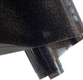 ONEART | Gray Transparent Glitter Vinyl Roll, 0.7 mm Solid Clear PVC Jelly by ONEART