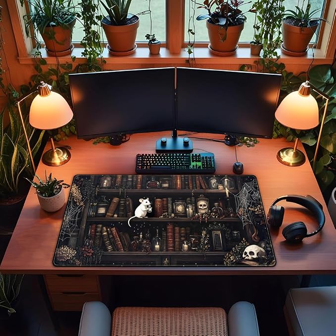 Dark Witchy Desk Mat Gaming Desk Pad Large Mouse Pad, Magician'S Fantasy - Image 4