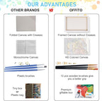 4 Pack Framed Paint by Numbers Kit - Image 5