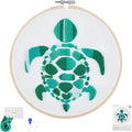 Sea Turtle Embroidery Kits for Beginners Adults, Hand DIY Embroidery Starter Kit by Unknown