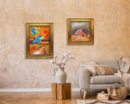 20x30 Picture Frame with Real Glass set of 2, Vintage Frames - Image 3