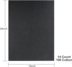 Aida Cloth 14 Count Cross Stitch Fabric, 19×28inch | Offers High Contrast to - Image 2
