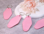 8PCS Motel Keychain Blank Hotel Key Tags Holder - Image 3