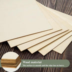 AWIZOM 12 Pack Basswood Sheets for Crafts-12 x 8 x 1/8 Inch- 3mm Thick Plywood - Image 7