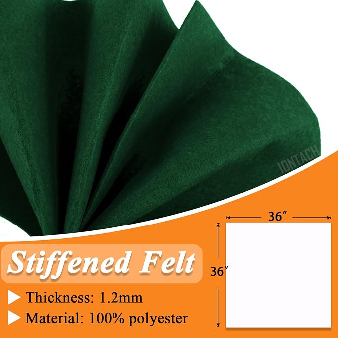 IONTACH 36" X 36" Stiff Felt Fabric 1.2mm Thick | Felt Sheet - Image 3