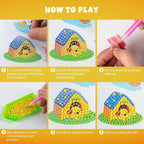 Labeol Diamond Art Kits for Kids Boys and Girls Ages 6-8-10-12 Easy to DIY - Image 3