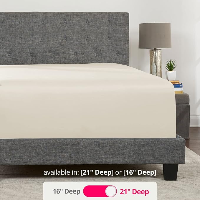 Deep Pocket Twin Fitted Sheet – 17” - Image 3