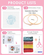 TINDTOP Embroidery Kit for Beginners Adult, Dragon Embroidery Kit for Beginners - Image 2