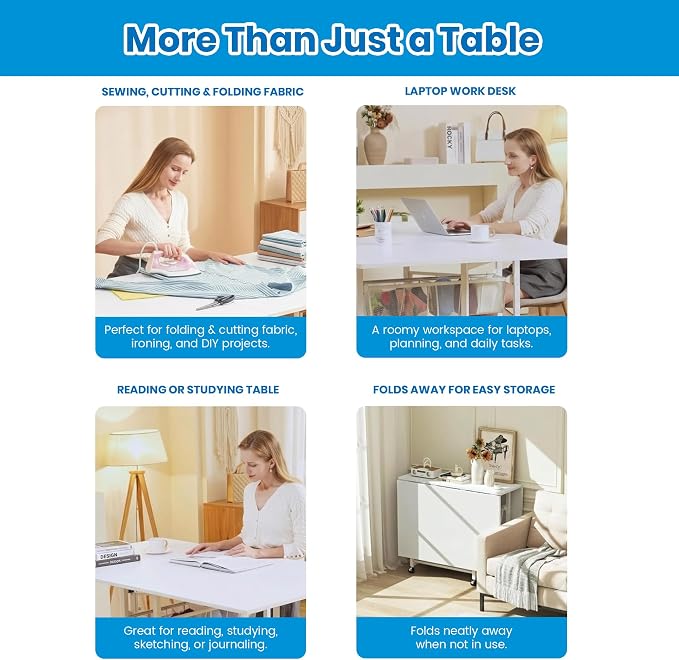 Sew Ready Folding Sewing Craft Table - Image 6