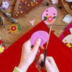 Jtnohx Color Felt, Soft Felt Sheets, 1.4mm Thick 8"x12" Handicraft Felt Fabrics - Image 5