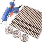 60pcs Wax Seal Sticks with Glue Gun Kits, Champagne Gold Sealing Wax Sticks by HOSEALING