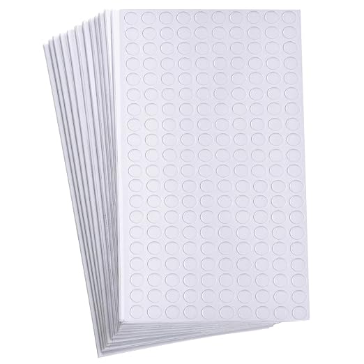 Outus 2400 Pieces Foam Dots Dual-Adhesive 3D Foam Tapes Pop Dots Adhesive Mount by Outus