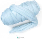 Colored Natural Wool roving, 1 lb. Best Wool - Image 2