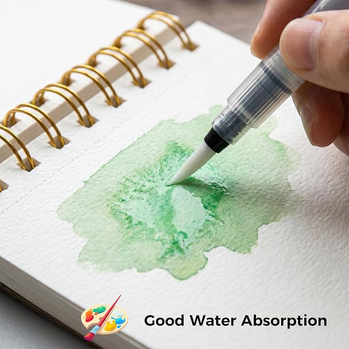 35 Sheets Watercolor Paper Pad 4x4 Inch, 140 lb/300 GSM Cold Press Water Color - Image 4