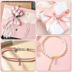 MARFOREVER 120 Pcs Breast Cancer Awareness Charms - Image 7