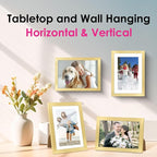 FIXSMITH 5x7 Picture Frame Set of 2, Photo Frame - Image 6