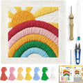 INFUNLY Rainbow Sun Punch Needle Kit by INFUNLY