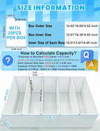 6-PACK 5 Row Trading Card Storage Box - Image 5