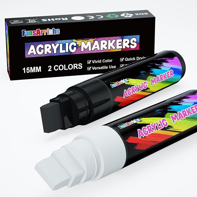 FansArriche Acrylic Paint Markers, Calligraphy, and Outdoor Paintings by FansArriche